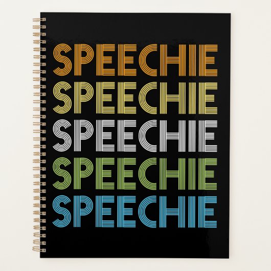 Speechie Speech Language Patholoog Therapist Planner (Voorkant)