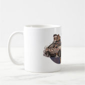 Speed and Coffee Car Enthusiast Mug (Gauche)