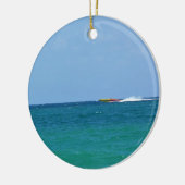 Speed Boat, Fort Lauderdale, Florida Keramisch Ornament (Links)