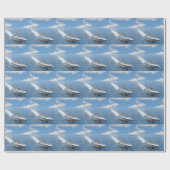 Speed Boat Racing Forward Cadeaupapier (Vlak)