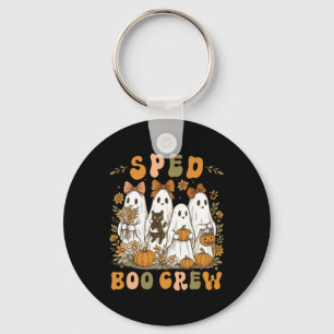 Speed Boo Crew Special Ed Teacher Team Halloween F Sleutelhanger