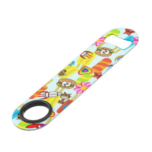 Speed Bottle Opener Hamburger Bloemen Ruimteschip Flessenopener