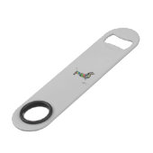 Speed Bottle Opener met Dachshund Speed Flessenopener (Voorkant Gekanteld)