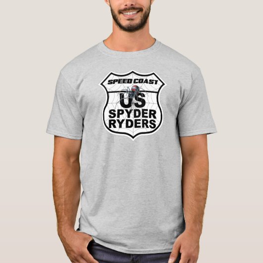Speed Coast Chapter - Cust 3 Lines Back Blk T-shirt (Voorkant)