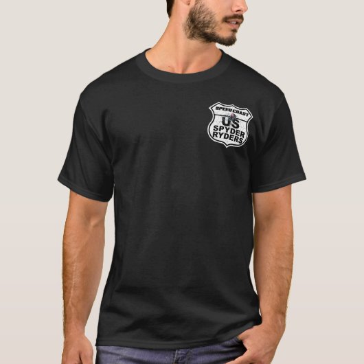 Speed Coast Chapter - Logo 2-zijdig zakje T-shirt (Voorkant)