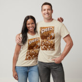 SPEED Comics T-shirt Brown (Unisexe)
