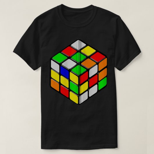 Speed Cubing Puzzle Cube for Men Women Zip T-shirt (Design voorkant)