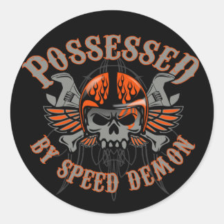 Speed Demon Toolbox Ronde Sticker