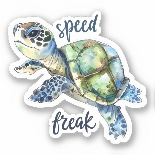 Speed Freak Vinyl Sticker (Voorkant)