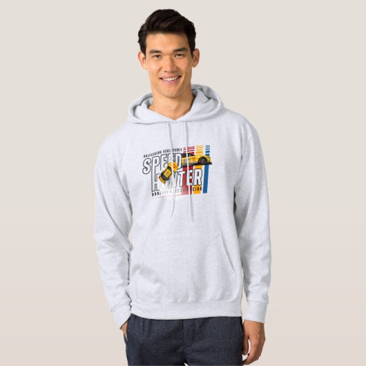 Speed Hunter | Mannen Hoodie (Voorkant volledig)
