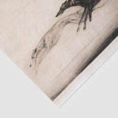 Speed II, Vitesse, 1933 door Louis Icart Tissuepapier (Detail)