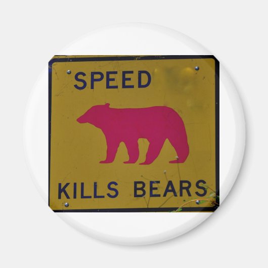 Speed Kills beer Magneet (Voorkant)