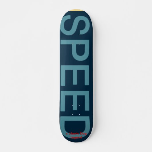 SPEED LIBERTY DOG PRO COMPÉTITION SKATEBOARD (Devant)