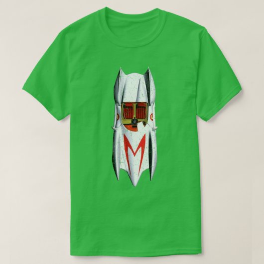 Speed Racer Mach 5 Top  Retro Distress (Design voorkant)