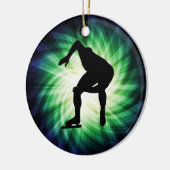 Speed Skater Gift Keramisch Ornament (Links)