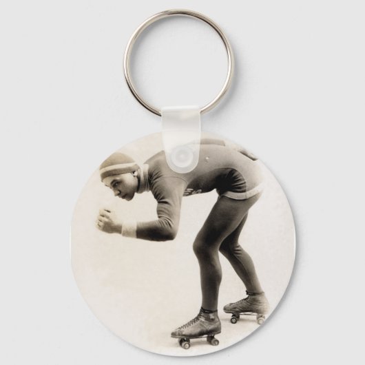 Speed Skater no.2 van 1920s Sleutelhanger (Voorkant)
