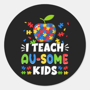 Speed Special Education Ik geef Au-some Kinder Rai Ronde Sticker