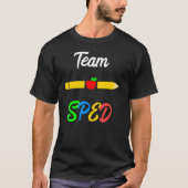 Speed Teacher Team Appreciation Day Speciaal onder T-shirt (Voorkant)