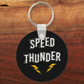 Speed Thunder Racing Lightning Sleutelhanger (Voorkant)