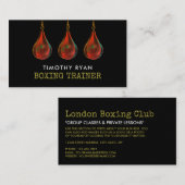 Speedballen, Boxer, Bokstrainer Visitekaartje (Voorkant / Achterkant)