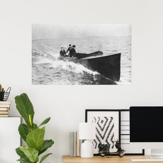 Speedboot Poster (Thuiskantoor)