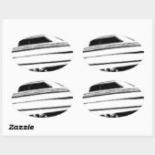 speedbootkruiser ovale sticker (Vel)