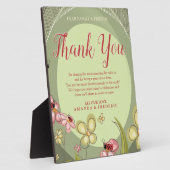 Speedful Green & Lady-bird Dank u Fotoplaat (Zijkant)