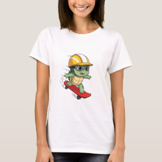 Speeding Skater Turtle Character T-shirt