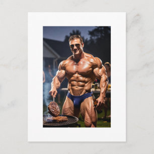 Speedo Kronieken: BBQ Beest Modus Briefkaart