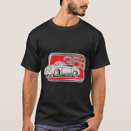Speedster 356 Cabrio Classic Voiture T-Shirt (Devant)