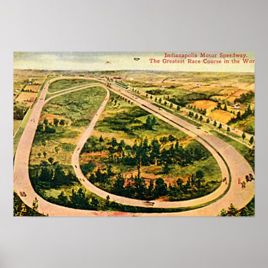 Speedway, Indiana Oldest Operating Race Track Poster (Voorkant)