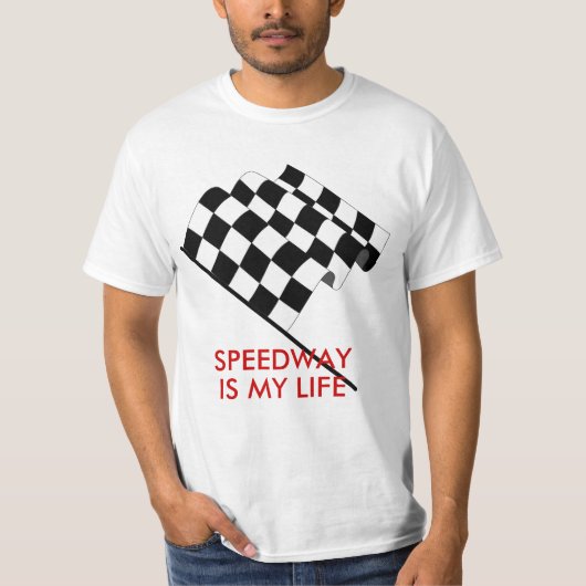 Speedway is mijn leven t-shirt (Voorkant)