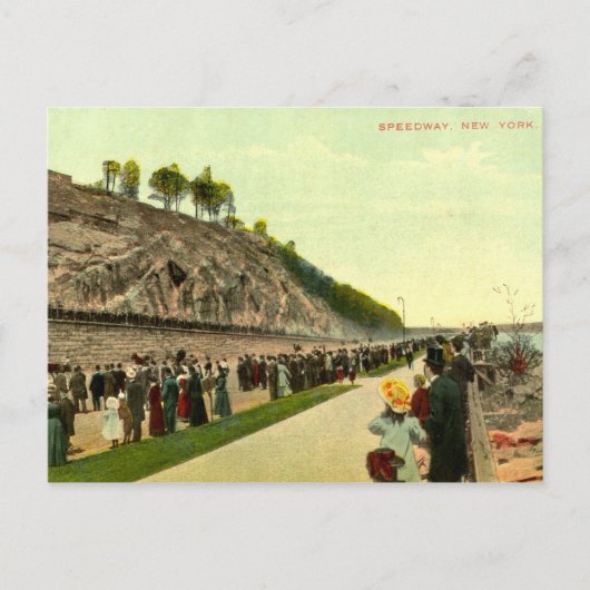 Speedway, New York City, 1910 Briefkaart (Voorkant)