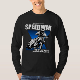 Speedway railway sport motorcycle racing driver t-shirt