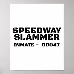 Speedway Slammer. Gevangene 47 Kostuum _1 Poster