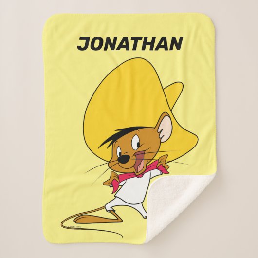 SPEEDY GONZALES™ Bow-Tie Sherpa Deken (Voorkant)