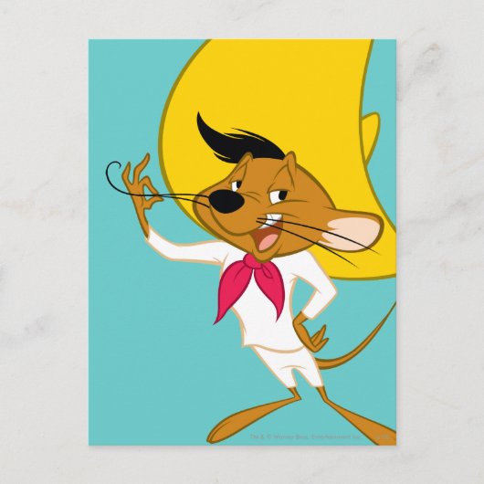 SPEEDY GONZALES™ Mustache Briefkaart (Voorkant)