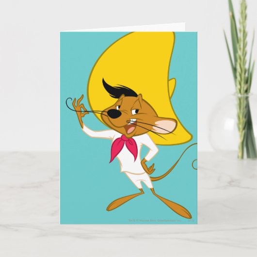 SPEEDY GONZALES™ Mustache Kaart (Voorkant)