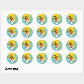 SPEEDY GONZALES™ Mustache Ronde Sticker (Vel)