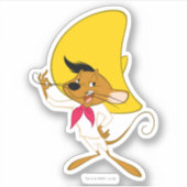 SPEEDY GONZALES™ Mustache Sticker (Voorkant)