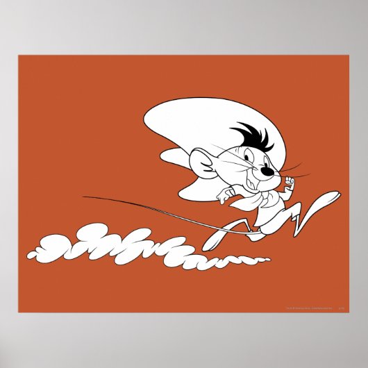 SPEEDY GONZALES™ Run Art Poster (Voorkant)