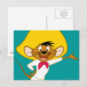 SPEEDY GONZALES™ Standing Briefkaart (Voorkant / Achterkant)