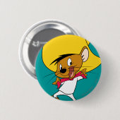 SPEEDY GONZALES™ Stropdas Ronde Button 5,7 Cm (Voorkant /achterkant)
