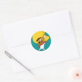 SPEEDY GONZALES™ Stropdas Ronde Sticker (Envelop)