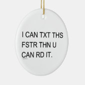 Speedy Texter Keramisch Ornament (Rechts)