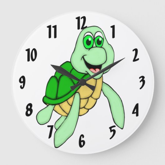 Speedy Turtle Grote Klok (Voorkant)