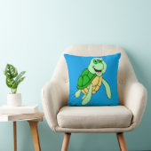 Speedy Turtle Square pilot Kussen (Stoel)