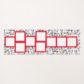 Speel auto's en Hop Scotch Vloermat Yogamat (Achterkant (horizontaal))