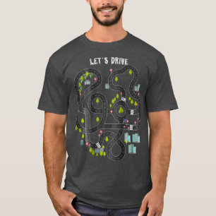 Speel auto's op Daddys Back Gift voor het bloedbad T-shirt