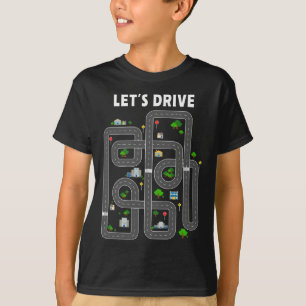 Speel auto's op Daddys Back Pap Massage T-shirt